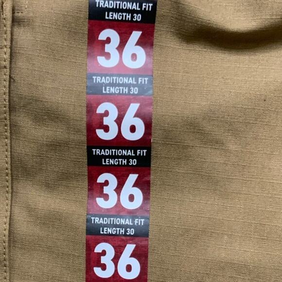 Wolverine Cargo Pants Mens 36X30 Eaton Ripstop Traditional Fit Work Workwear NWT - Picture 11 of 12